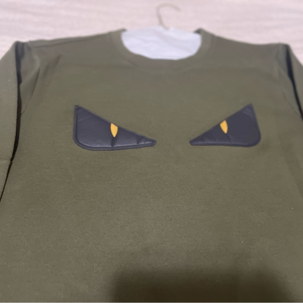 Men Fendi crew neck sweater